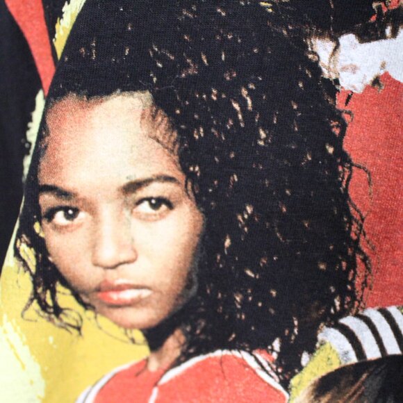 TLC No Scrubs Band Tee Black Vintage Y2K Style Shirt Size Large - Picture 5 of 10